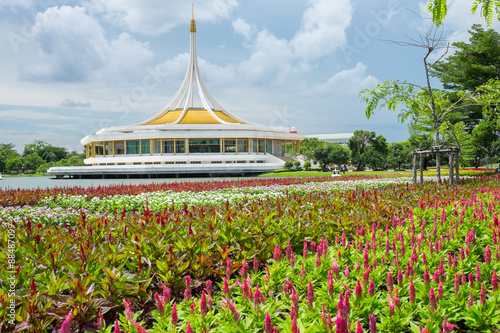 Beautiful pavilion in the park photo