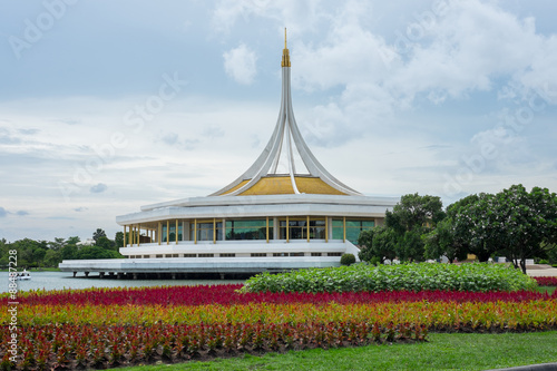 Beautiful pavilion in the park photo