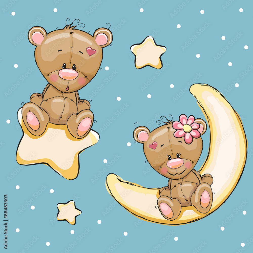 Obraz premium Lovers Bears