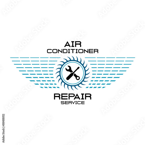 Air conditioner service logo