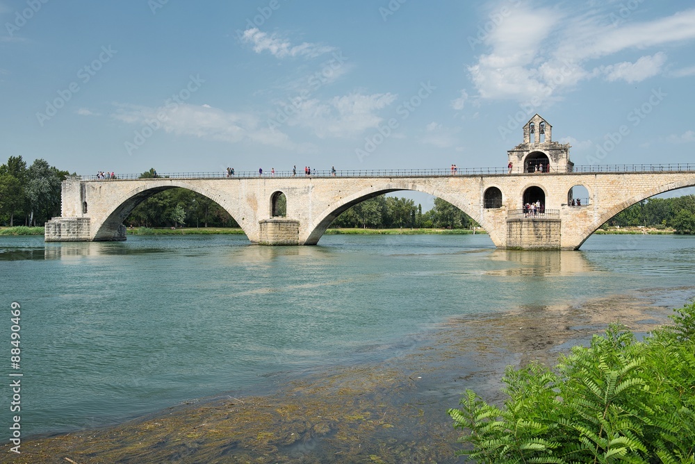 Brücke von Avignon - Pont Saint-Bénézet 