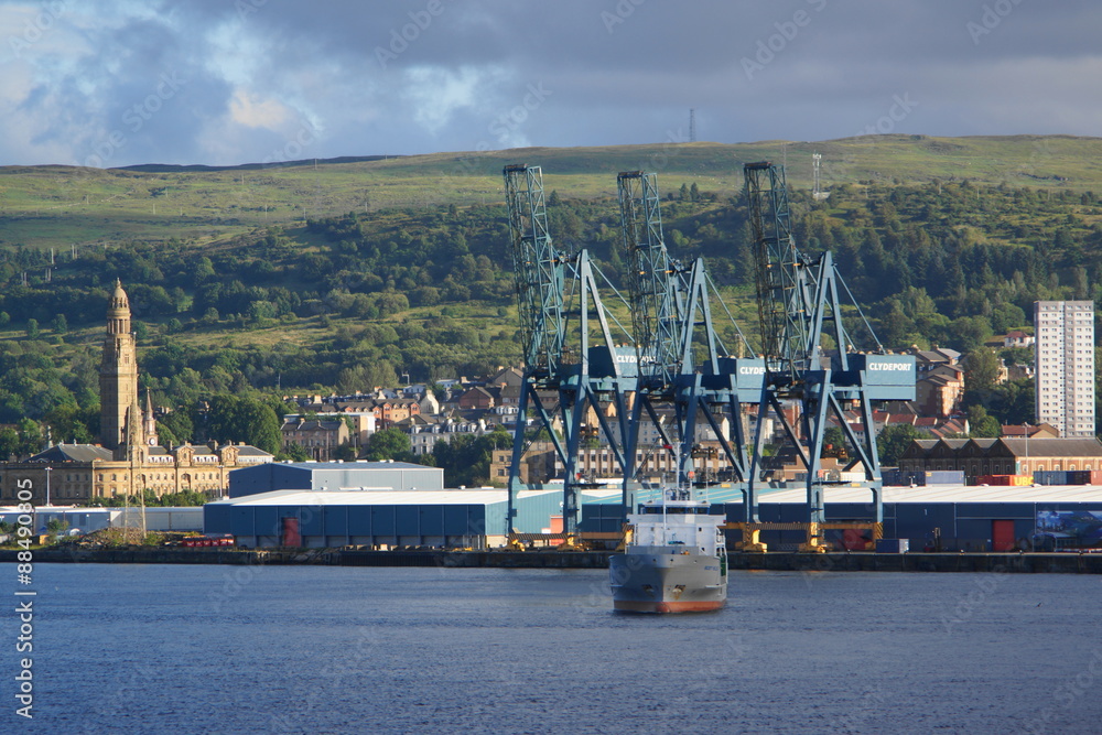 Naklejka premium greenock