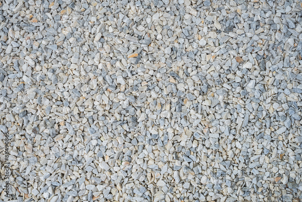 Crushed gravel texture as background Crushed gravel texture as background