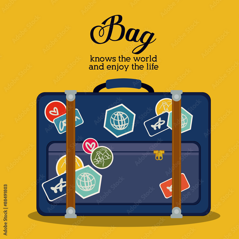 Naklejka premium Travel design