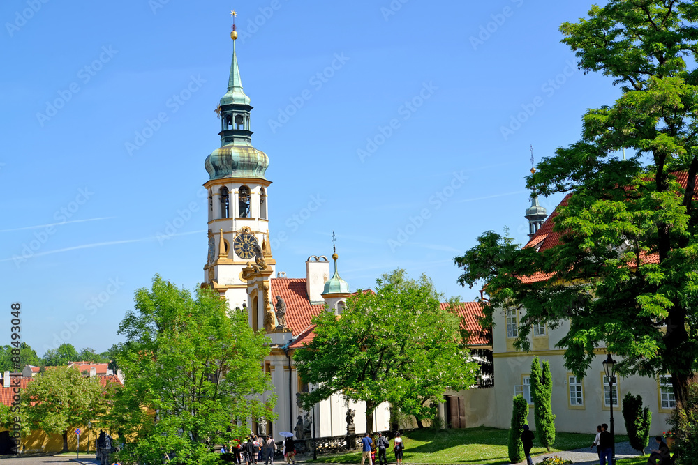 PRAGUE, CZECH REPUBLIC - MAY 25, 2014: Church of Lord's Christma