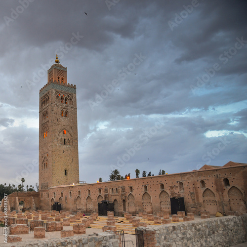 Mosque of Koutoubia in Marrakech, Morocco