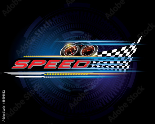 SPEED SIGN VECTOR