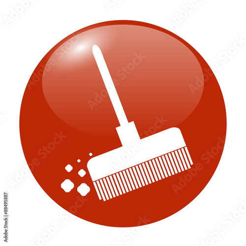 Broom vector icon