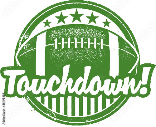 Touchdown Football Stamp photo