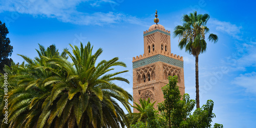 Mosque of Koutoubia in Marrakech, Morocco photo