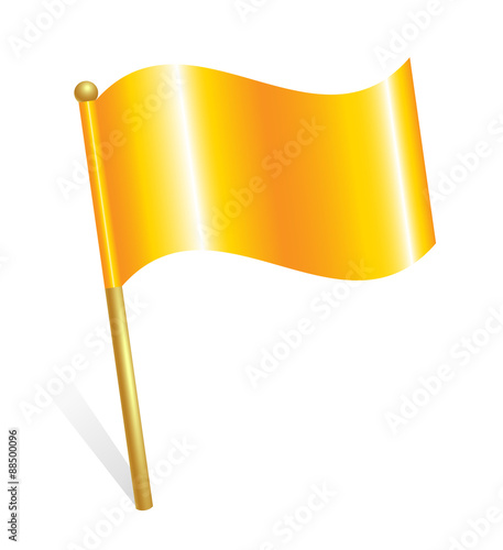 Yellow flag icon