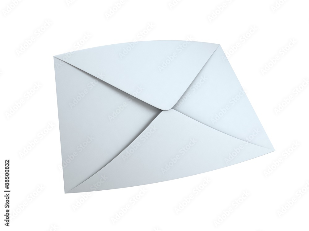 Simple Mail Envelope Isolated On White Simple Mail Envelope Isolated On White