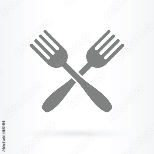 crossed forks icon