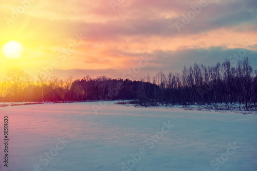 frozen river © APHOTOSTUDIO