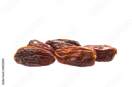 Wallpaper Mural Dried delicious dates isolated on a white Torontodigital.ca