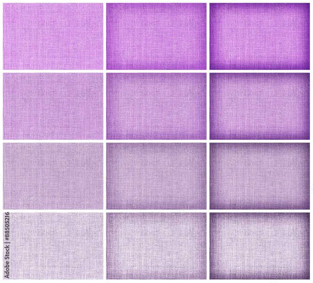 Fototapeta premium collection natural sackcloth texture for background, purple colo