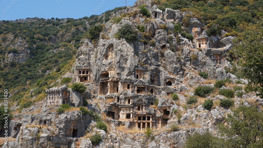 Lycian tombs.