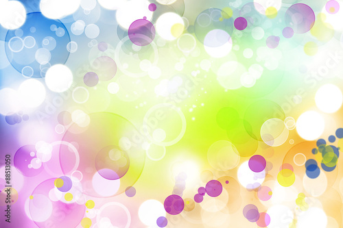 Abstract bright colorful bokeh blur background