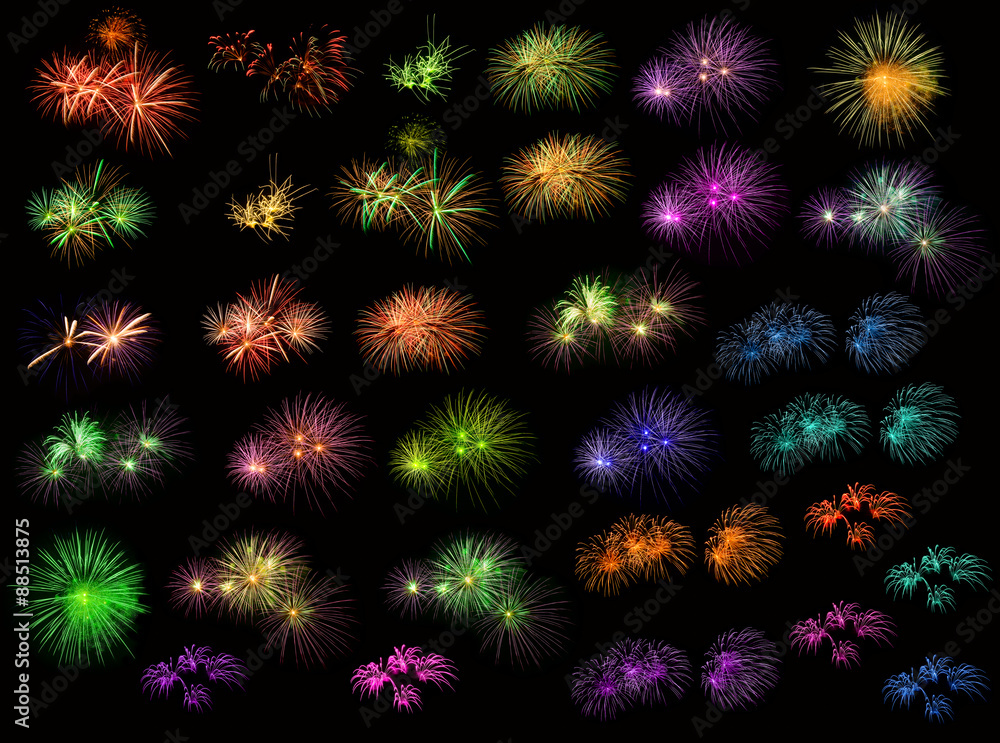 Fireworks in the night Fireworks in the night