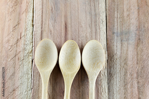 wooden spoon.