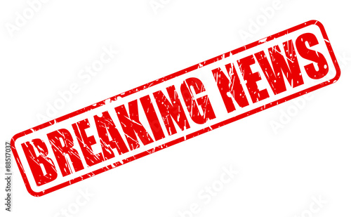 BREAKING NEWS red stamp text