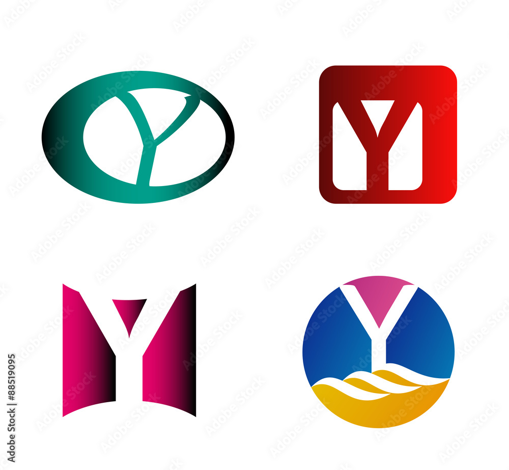 Letter y logo icon design template elements
Letter y logo icon design template elements