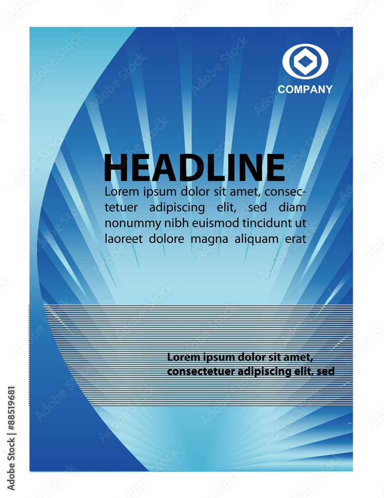 Fototapeta premium flyer design content background