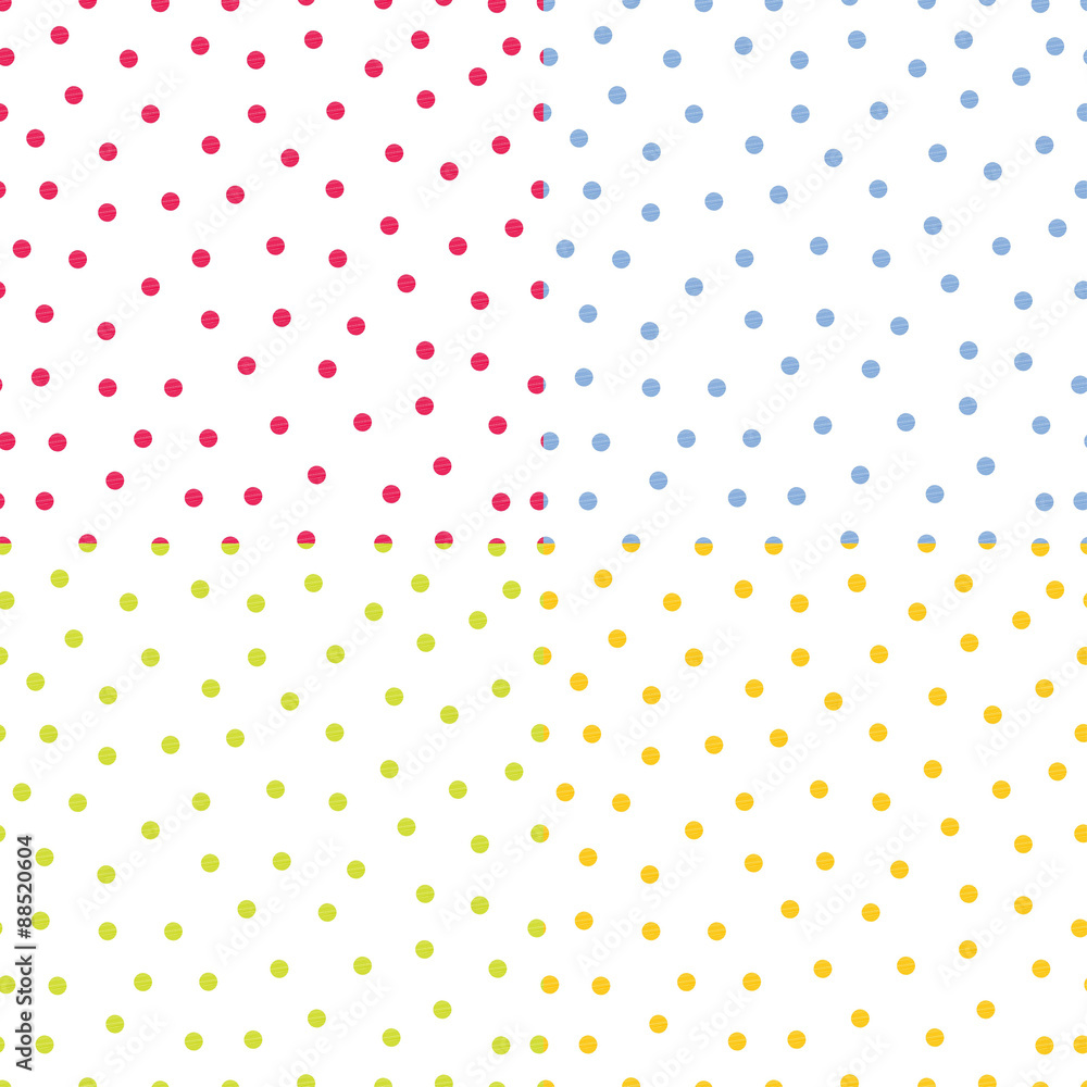 Cute polka dot seamless pattern. Vector. Cute polka dot seamless pattern. Vector.
