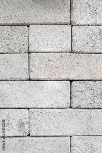 White concrete block wall background