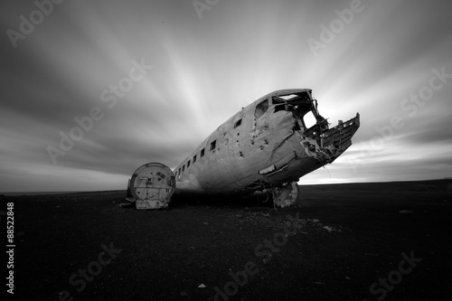 Plane Wrack in the south of Iceland