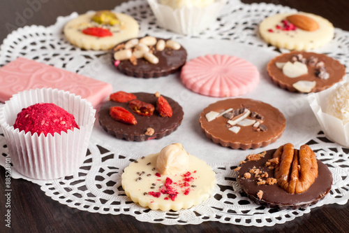 Luxury handmade chocolate and chocolate candies