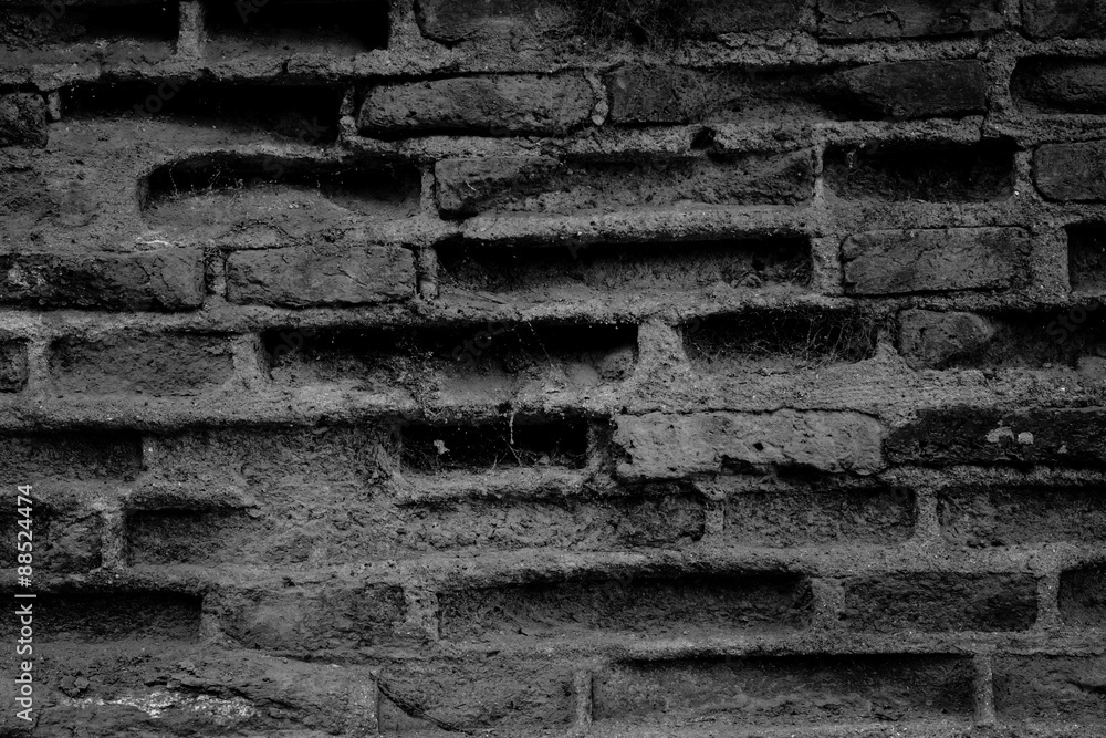 Naklejka premium Old grunge brick wall