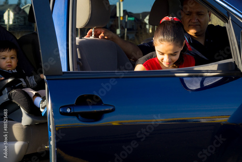 Dad Drops Daughter Off At Cheerleader Practice