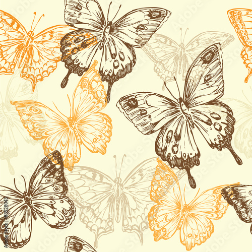 seamless butterfly pattern