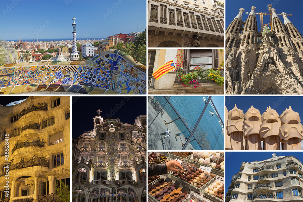 Fototapeta premium Travel to Barcelona