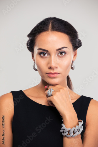 Portrait of a vogue female model