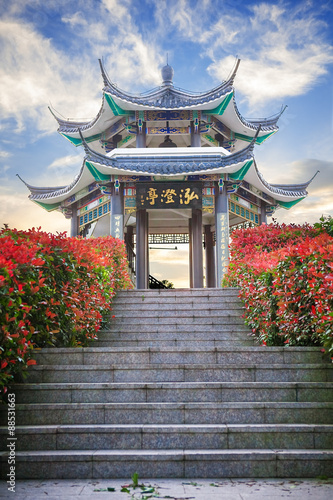 Photography Beautiful small pavilion, China
