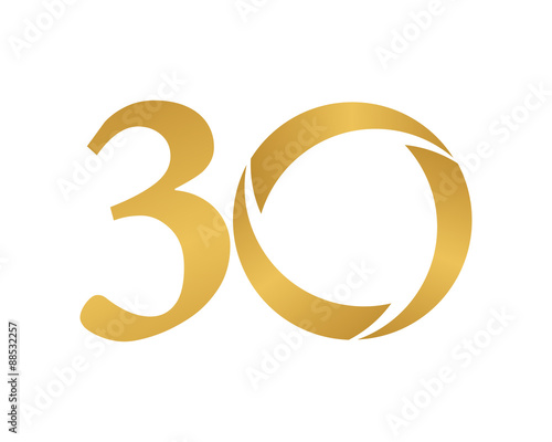 golden ring logo number 30