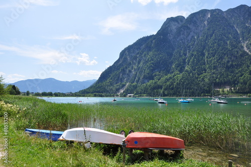 Achensee in Tirol mit Booten photo