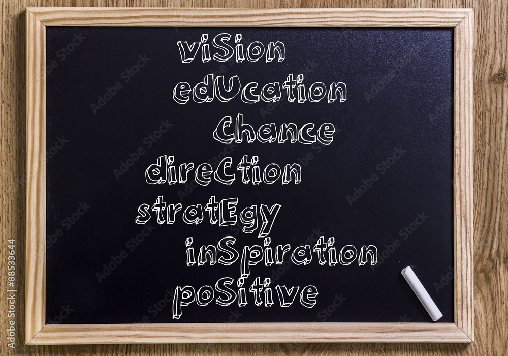 SUCCESS Vision Education Chance Direction Strategy Inspiration P