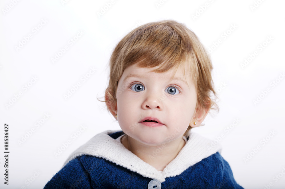 little sailor baby on white background little sailor baby on white background