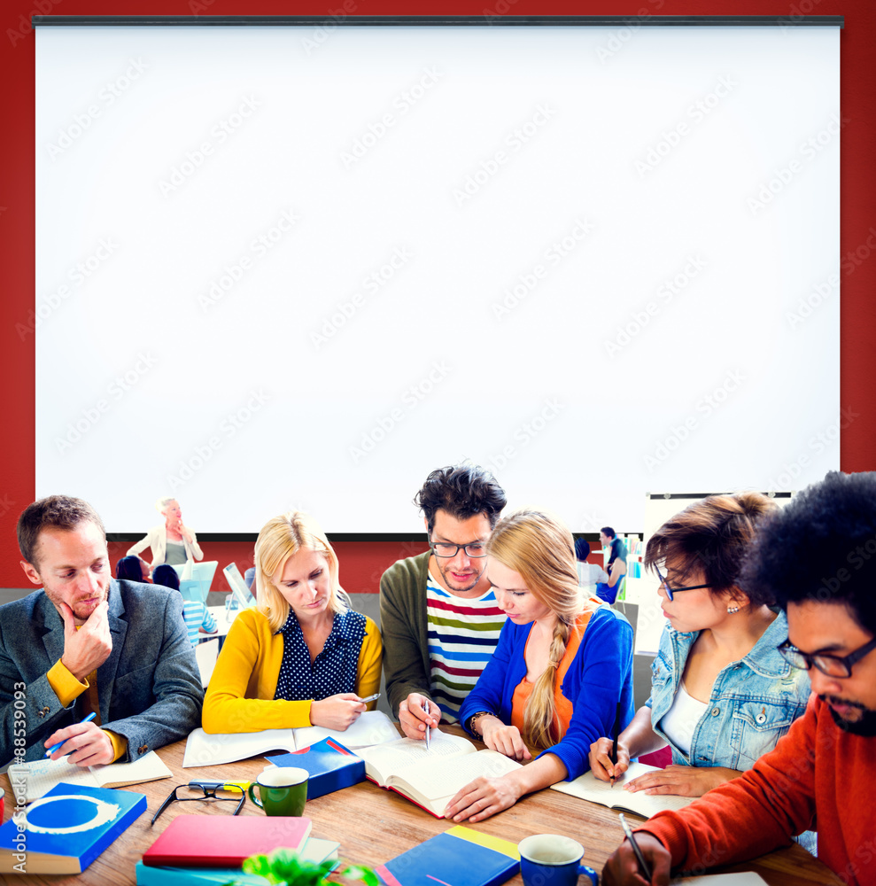 People Meeting Confernece Teamwork Discussion Concept People Meeting Confernece Teamwork Discussion Concept