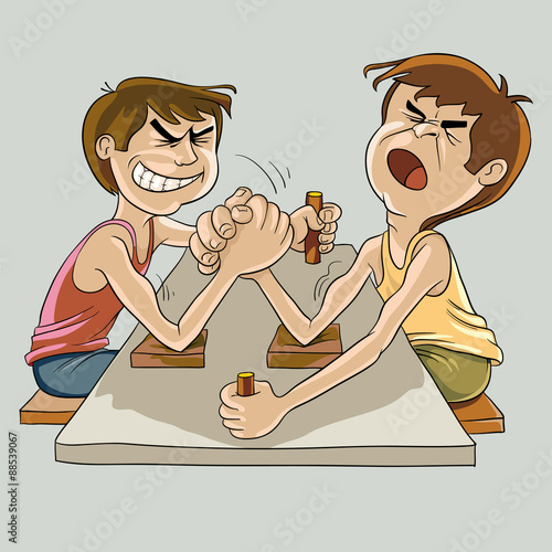 Armwrestling among Amateurs