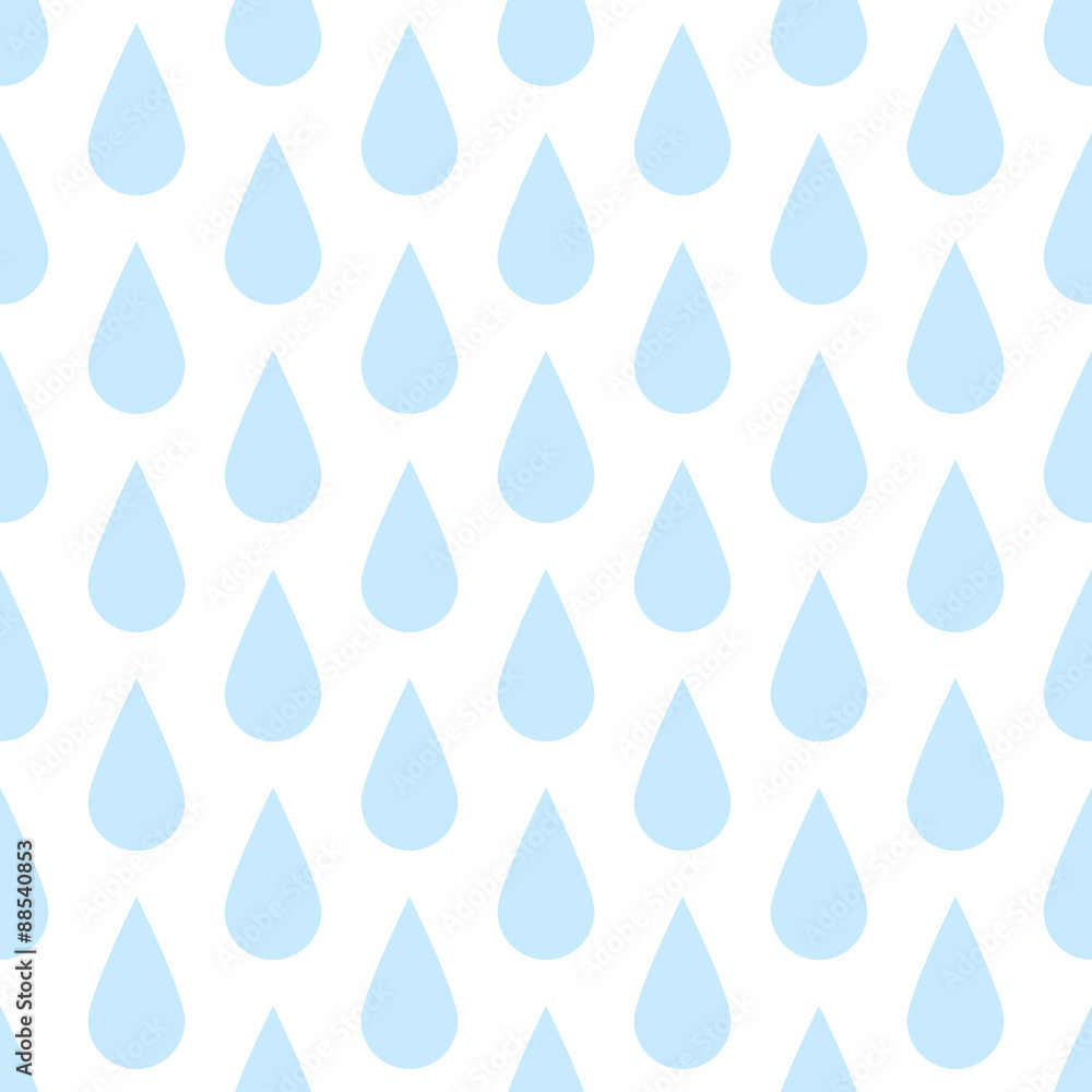 The pattern of blue drops of rain The pattern of blue drops of rain