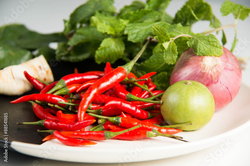  spicy ingredients for making Thai food