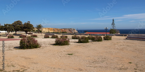 scenic coastline of Sagres, Algarve, Portugal