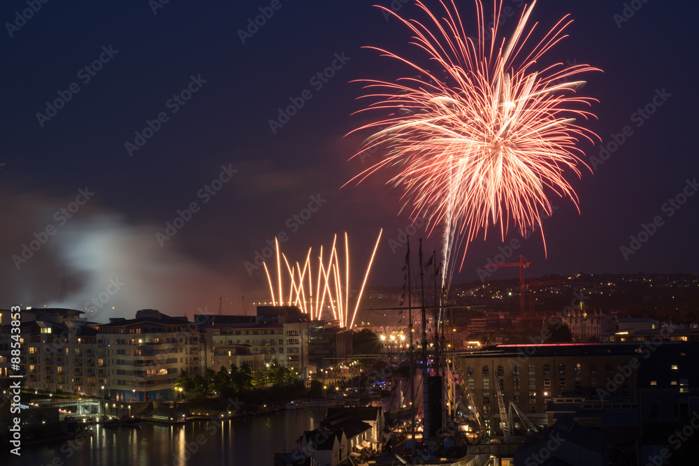 Fireworks at Bristol Harbour Festval-14