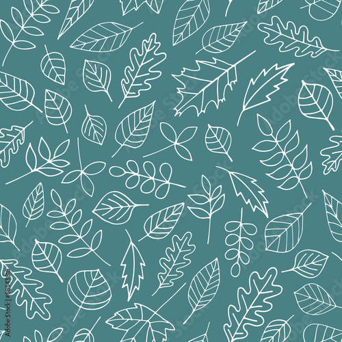 Seamless leaf pattern