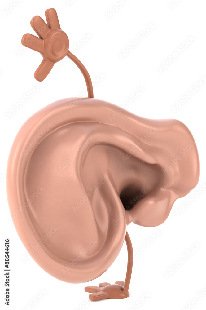 Naklejka premium Ear