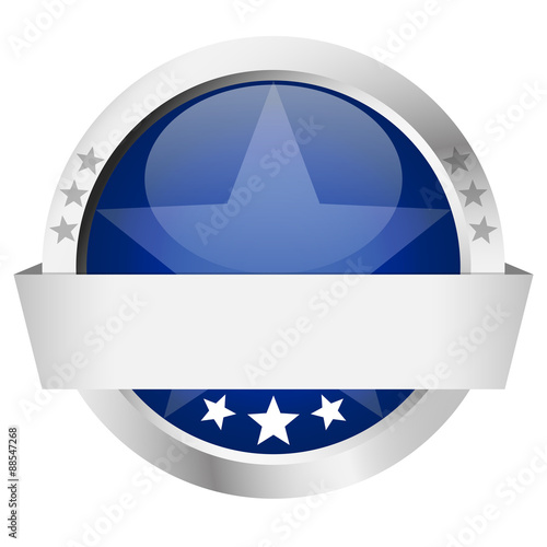 template button with banner